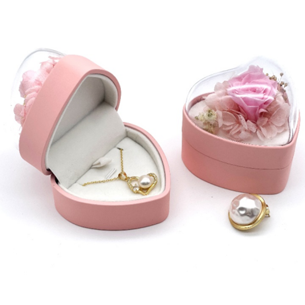 Pink color pendant box